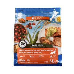 爱宠e行无谷全价猫粮三文鱼乳鸽口味1.5kg